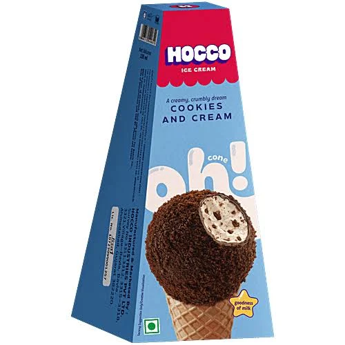 Hocco Cookies & Cream Ice Cream Cone